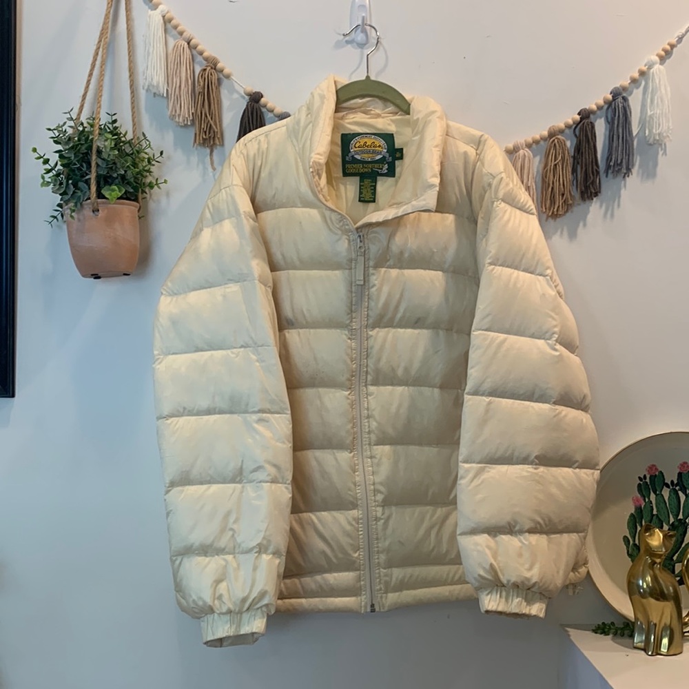 Vintage Cabela’s goose down jacket